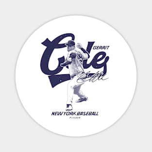 Gerrit Cole New York Y Retro Magnet